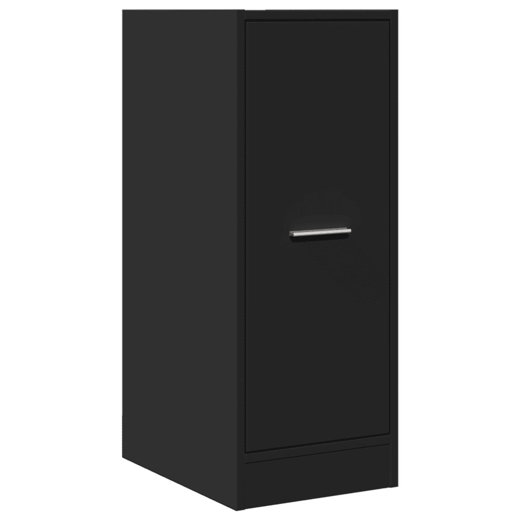Mobiletto multifunzionale da farmacia contenitore per ufficio 30 x 41 x 77,5 cm legno composito nero 02_0050602
