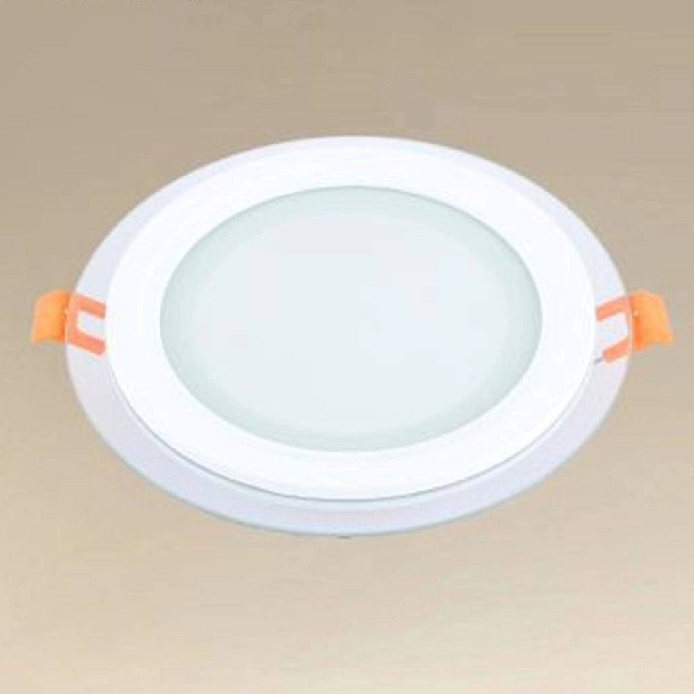 Trade Shop - Pannello Led Incasso Luce 3000k-6500k 12w Tondo Am-cr-12 Con Bordo Traparente 00649 -