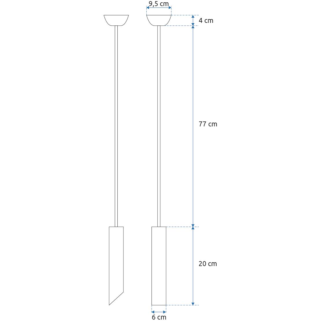 Lampada Black Gold APP573-1CP