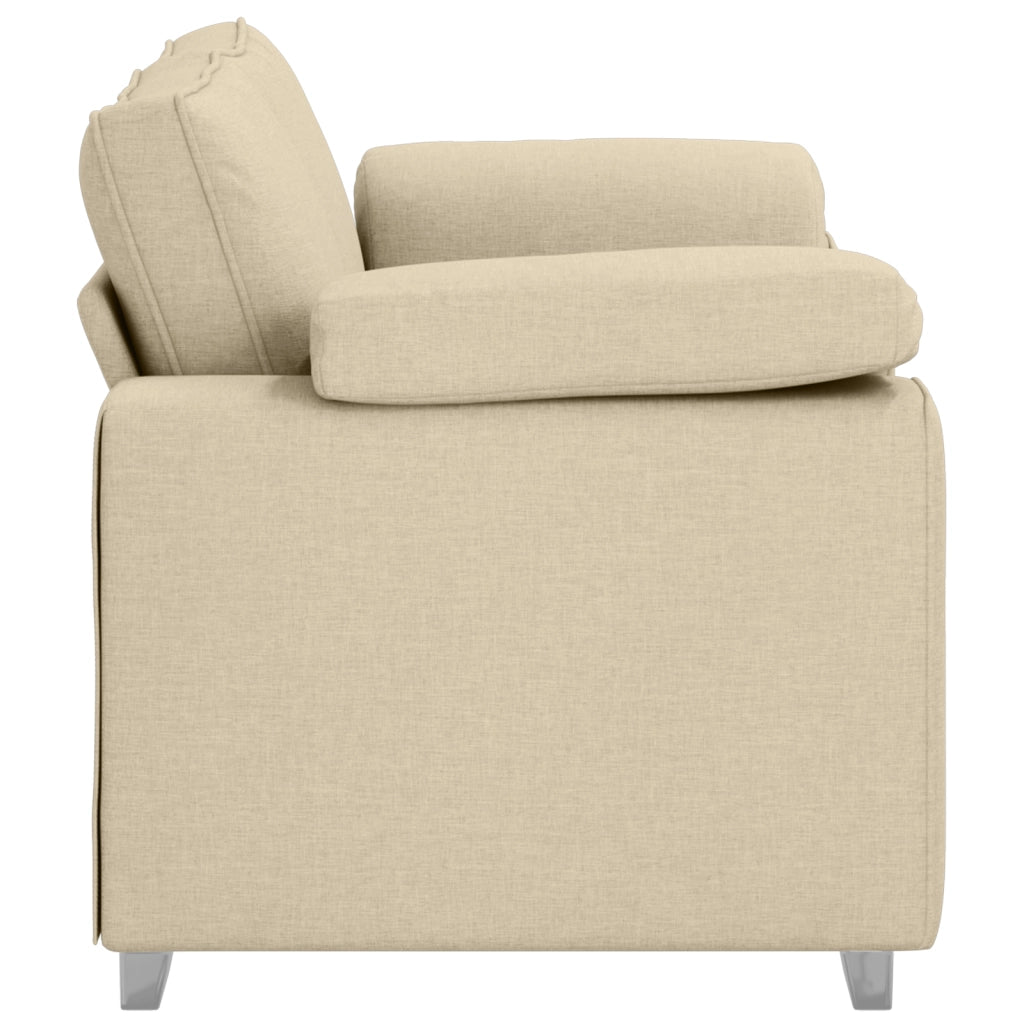 Divanetto  Crema 120 cm in Tessuto