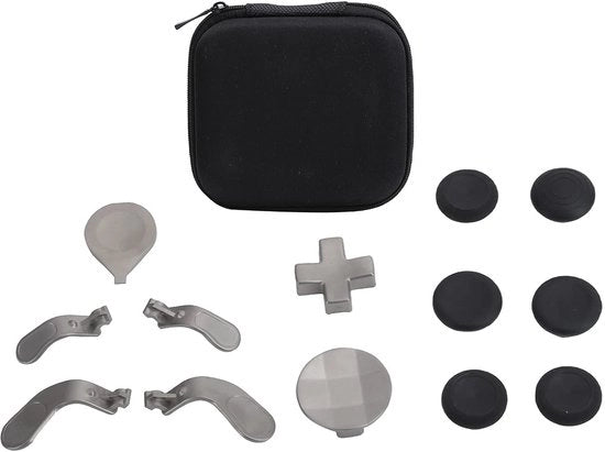 Kit di Stick di Controllo - 6 Stick di Controllo - 7 Pulsanti Metallici - Paddioni di Controllo per Gamepad - Facile da Installare - Adatto per ONE Series 2 - Gamepad con 7 Pulsanti Metallici