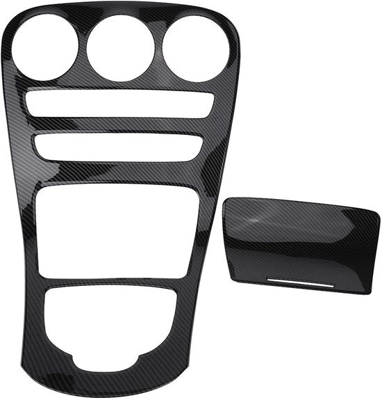 Pannello di console in ABS per decorazione - console centrale - per Classe W205/GLC e W253 - fibra di acrilato/carbonio - accessorio per auto - resistente allo shock - decorazione interiore