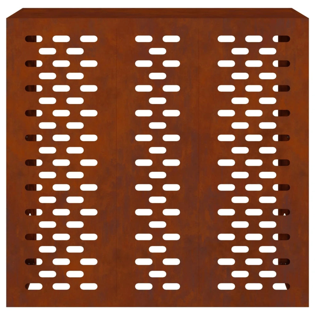 Copertura per condizionatore d'aria Ruggine 110 x 50 x 105 cm 865917