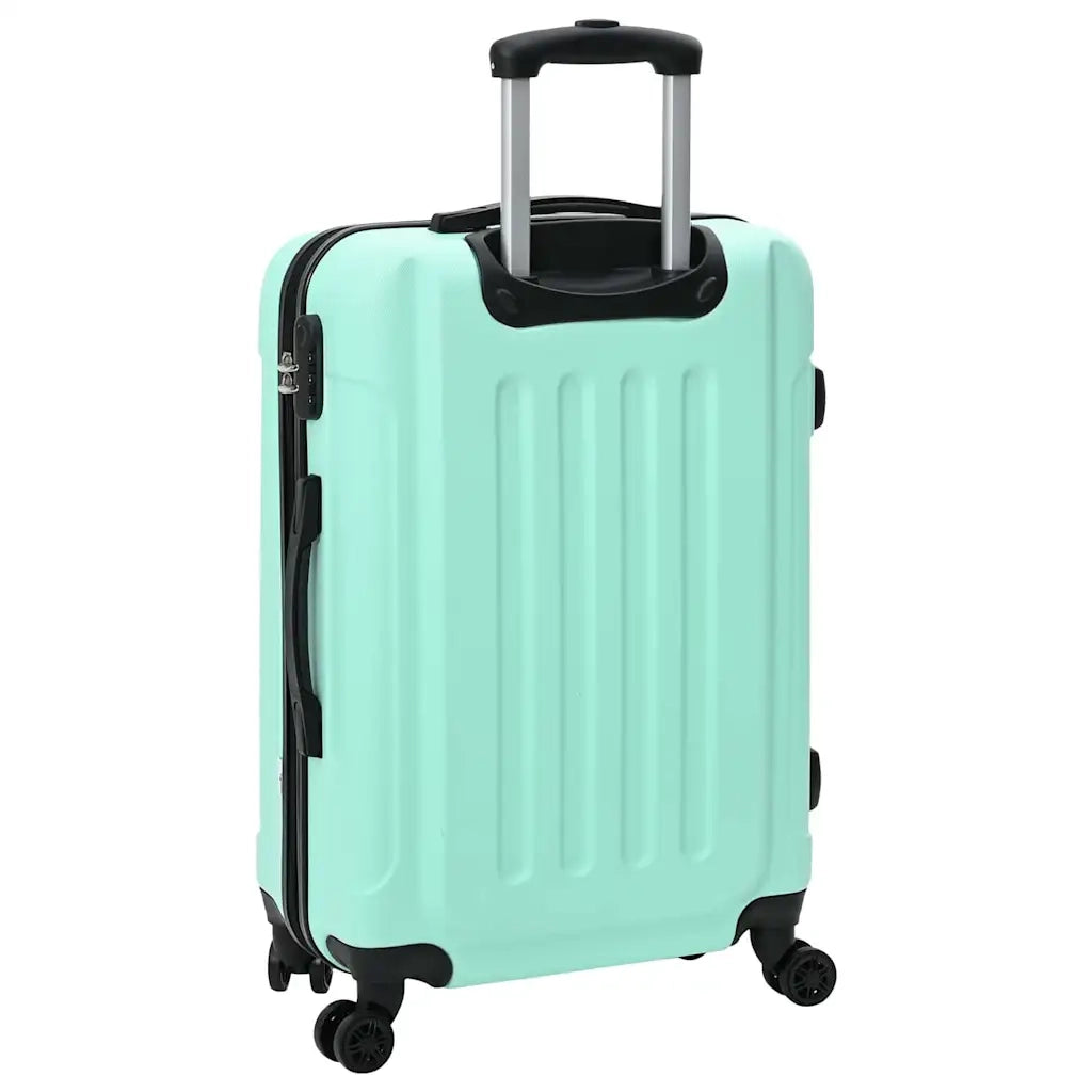 Valigia 3 pz Verde menta 50 x 31 x 78 cm Plastica ABS CFW7684528
