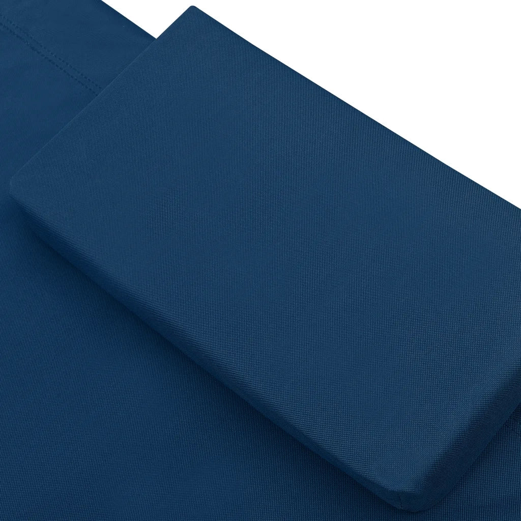 Lettino Prendisole con Baldacchino e Cuscino Blu cod mxl 23187