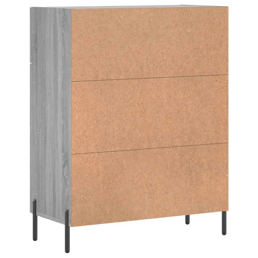 Credenza | Madia | Buffet da pranzo | Armadio da pranzo Grigio Sonoma 69,5x34x90 cm in Legno Multistrato