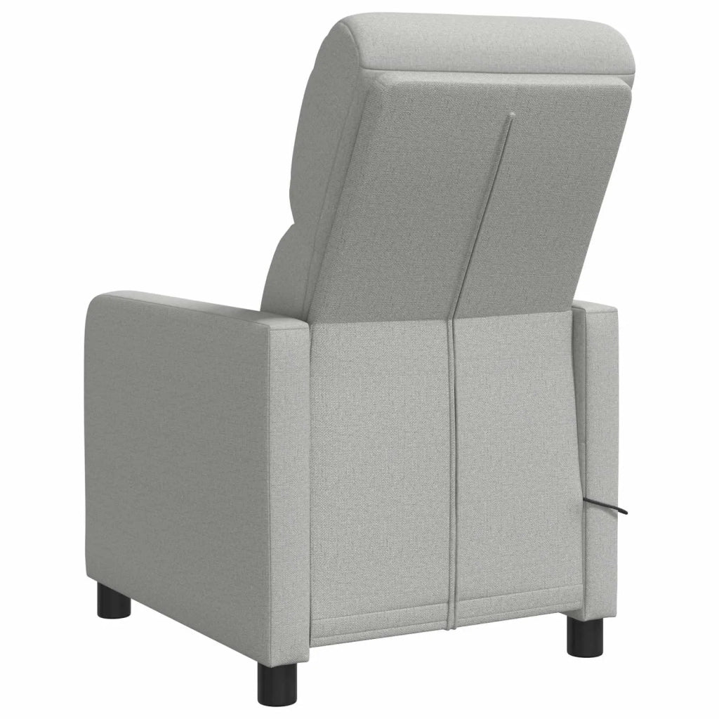 Divano Sedia-Poltrona Massaggiante Grigio Nuvola Tessuto 522166