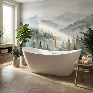 Vasca Bagno Da Terra Rea Ferrano Slim 180 Copritappo bianco