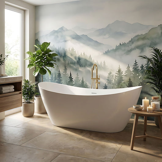 Vasca Bagno Da Terra Rea Ferrano Slim 180 Copritappo bianco