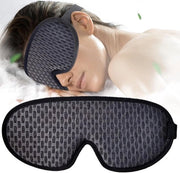 Occhiali per il sonno, maschera per gli occhi morbida e confortevole, fascia regolabile, design anti-slip, ideale per uso domestico e viaggi.