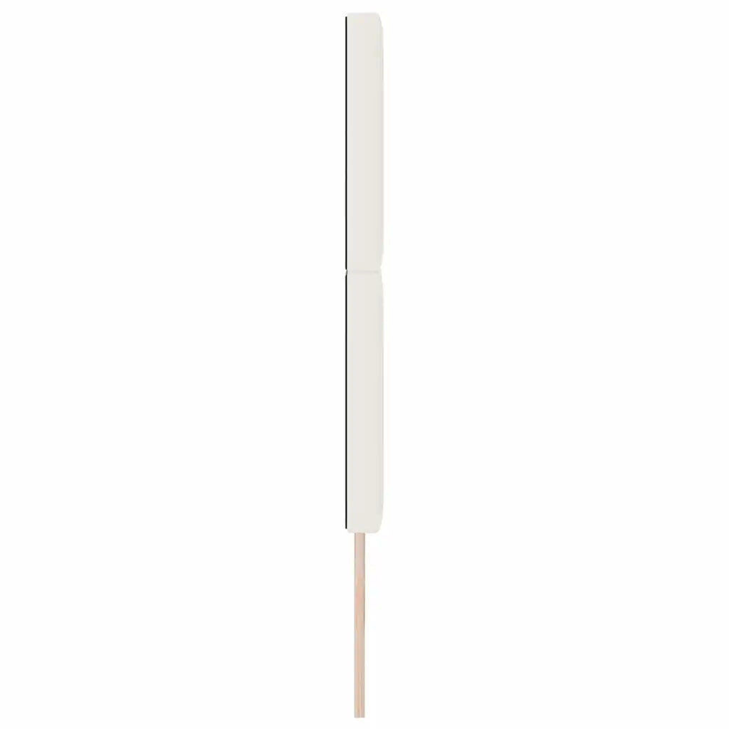 Testiera LED con strisce LED Crema 200 cm Tessuto in Cords 3338340