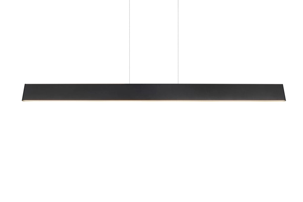 Lampada sospesa tavolo nera 150cm CCT LED35W Galway