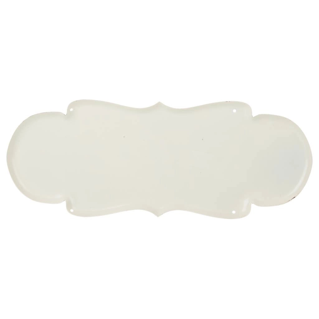 Piastra da parete in metallo marrone 35x20x1h