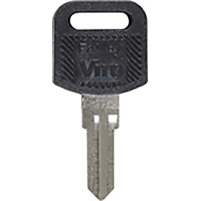 CHIAVE PIATTA VIRO 1046A ORIGINALE - OTTONE NICHELATO- 25 pezzi