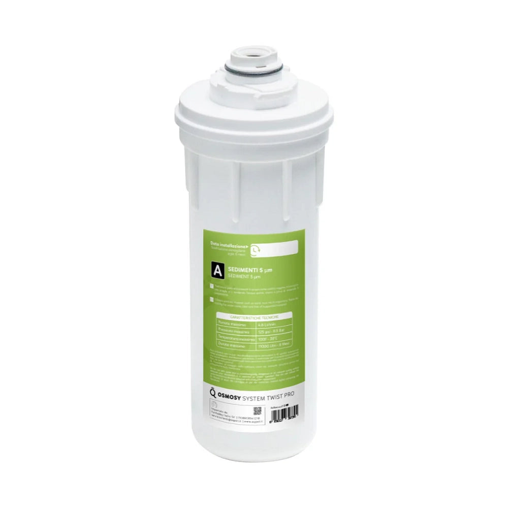Aqpet ricambio cartuccia Sedimenti a sgancio rapido per impianti Twist Pro