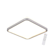 LÚZETE - PLAFÓN LED 58W PW LED REGULABLE BLANCO PLATA CUADRADO TELLUS