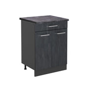 Vicco Mobiletto base per cucina Calcestruzzo nero 80 cm PL Antracite