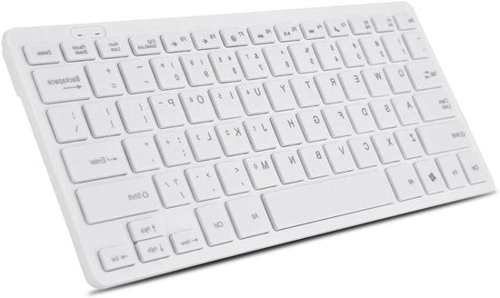 Tastiera compatta con tasti silenziosi e 78 tasti - Design ultra sottile - Tastiera mini USB collegabile a desktop e laptop