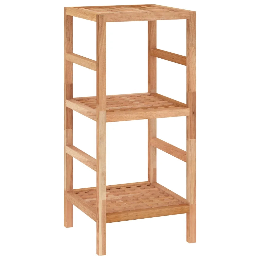 Scaffale da Bagno 35,5x35,5x79 cm in Legno Massello di Noce CFW4443378
