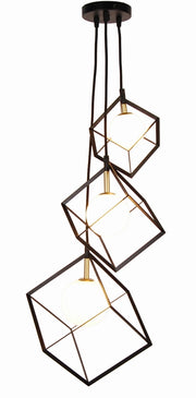 Lampada a sospensione Candellux WEERT nera 3xG9 120cm