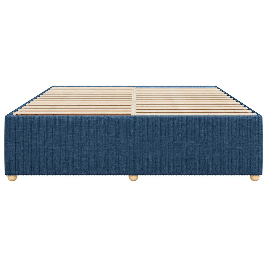 Giroletto senza Materasso Blu 200x200 cm in Tessuto 3284969