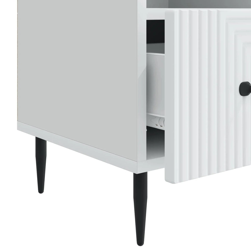 Mobile TV Bianco 102 x 34,5 x 50 cm Legno ingegnerizzato 894905