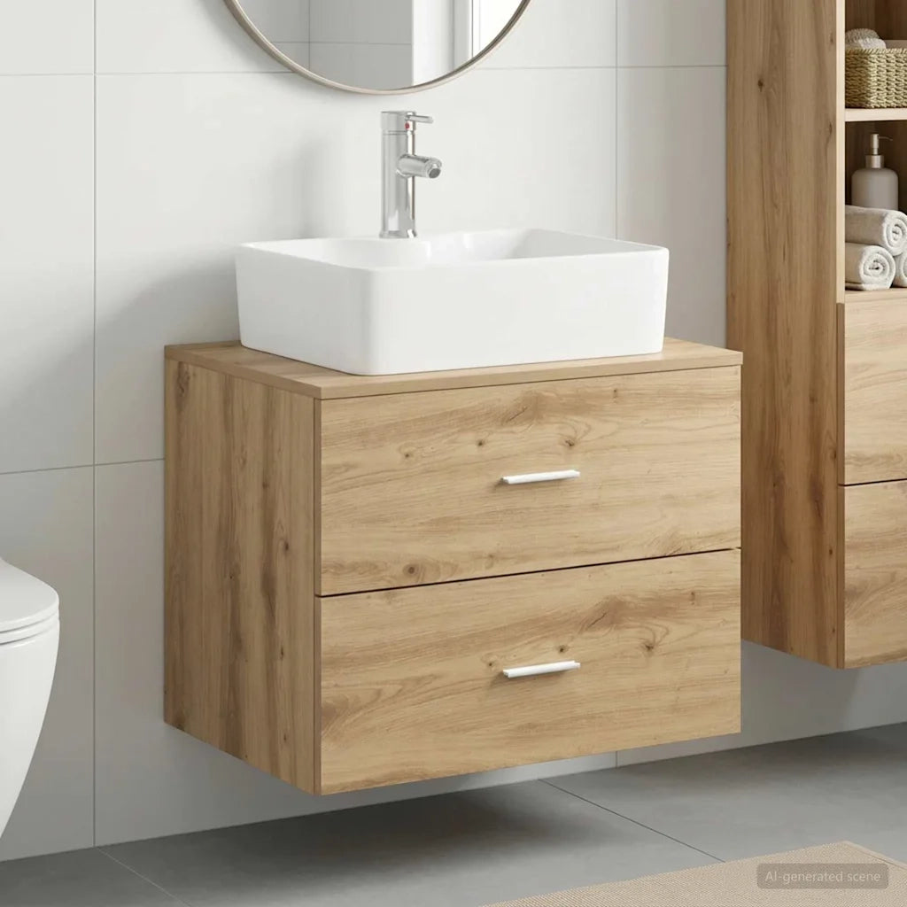 Set di mobili per il bagno Rovere Artigianale 3404389
