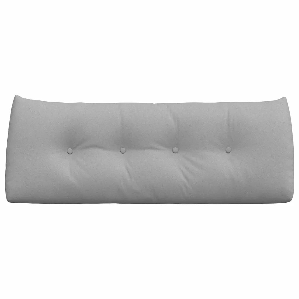 Cuscino per Schiena Grigio Nuvola 120 x 24 x 50 cm Tessuto