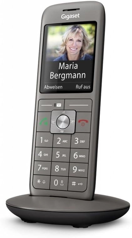Gigaset CL660 Duo Analog/DECT telephone Identificatore di chiamata Grigio [Versione Francia]