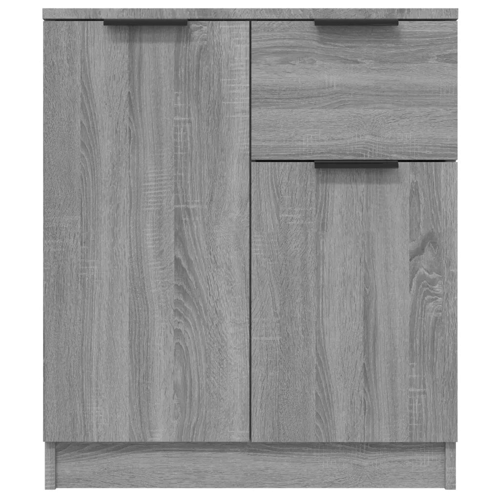 Credenze 2 pz Grigio Sonoma 60x30x70 cm in Legno Multistrato 3115818