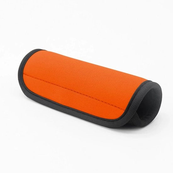 5 set di estensioni manubrio per bagaglio in neoprene, etichette bagaglio colorate | estensioni manubrio | guanti manubrio - colore arancione