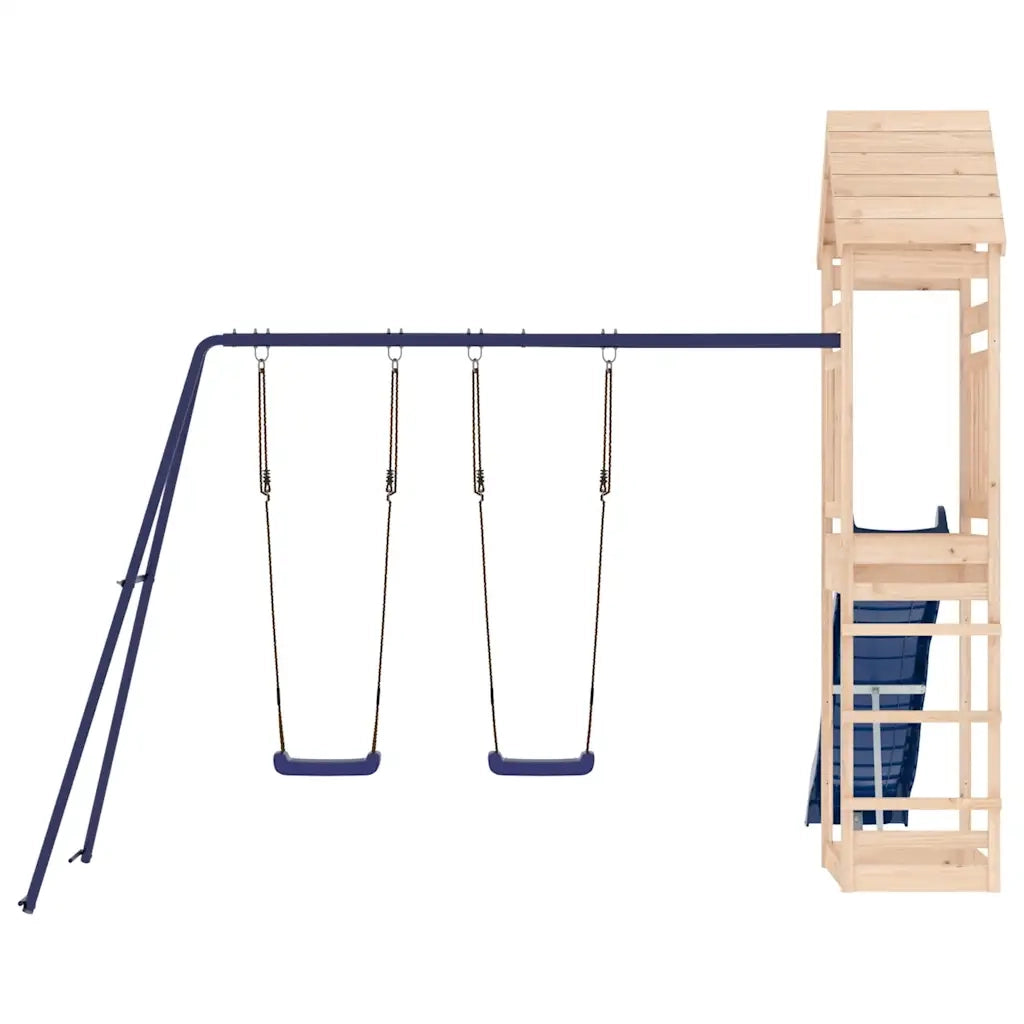 Set da Gioco da Esterno in Legno Massello di Pino 3156910