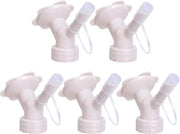 Mini irrigatore per piante - 5 pezzi per flaconi di piante fiori - piante da appartamento sprinkler per giardino accessori di irrigazione in beige