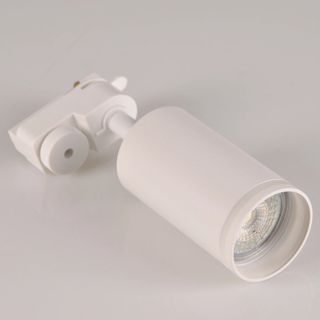 Faretto su binario bianco GU10 1 luce Paris Polux 321602