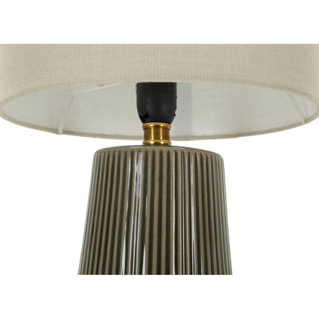 Lampada da tavolo Harmony in ceramica verde