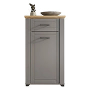 Rogeno, Mobile da Ingresso un Cassetto, 60.5x41x105h cm Grigio