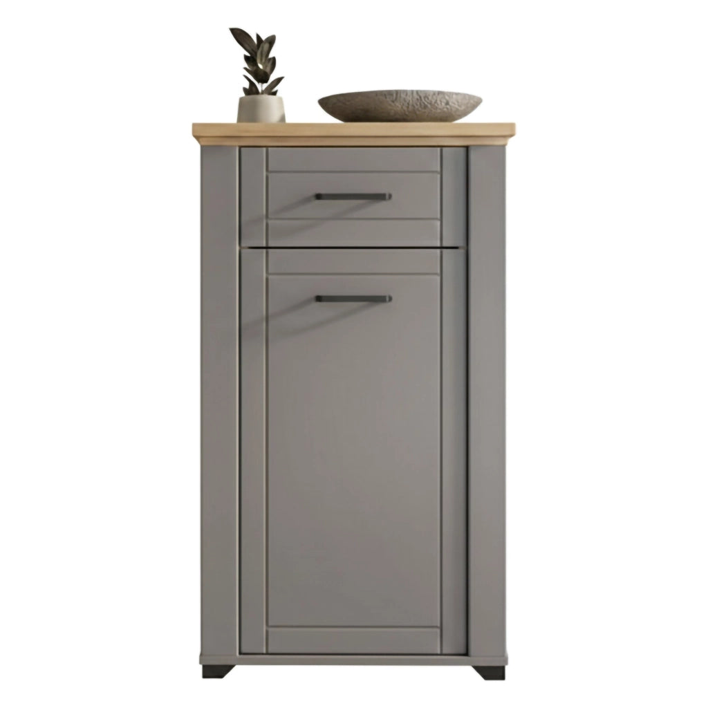 Rogeno, Mobile da Ingresso un Cassetto, 60.5x41x105h cm Grigio