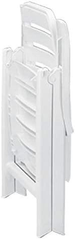 GRAND SOLEIL Green Boheme Greenpol Poltrona 5 Posizioni, 66,5 X 63 X 111,5 Cm Bianco