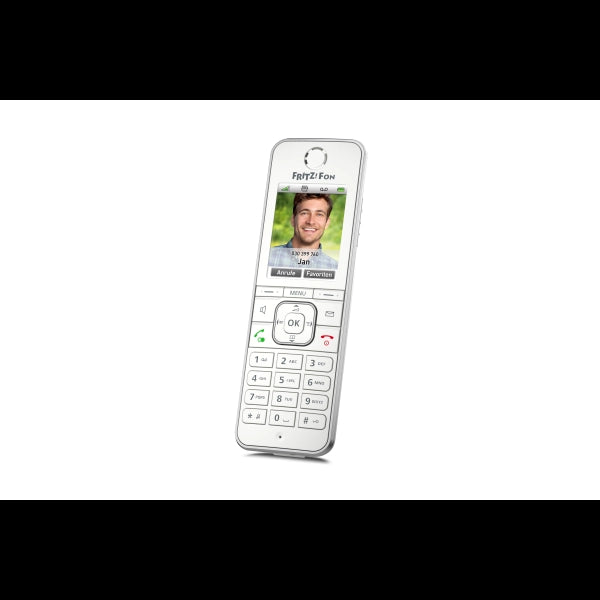 Fritz!fon c6 international telefono dect identificatore di chiamata bianco - 20002875