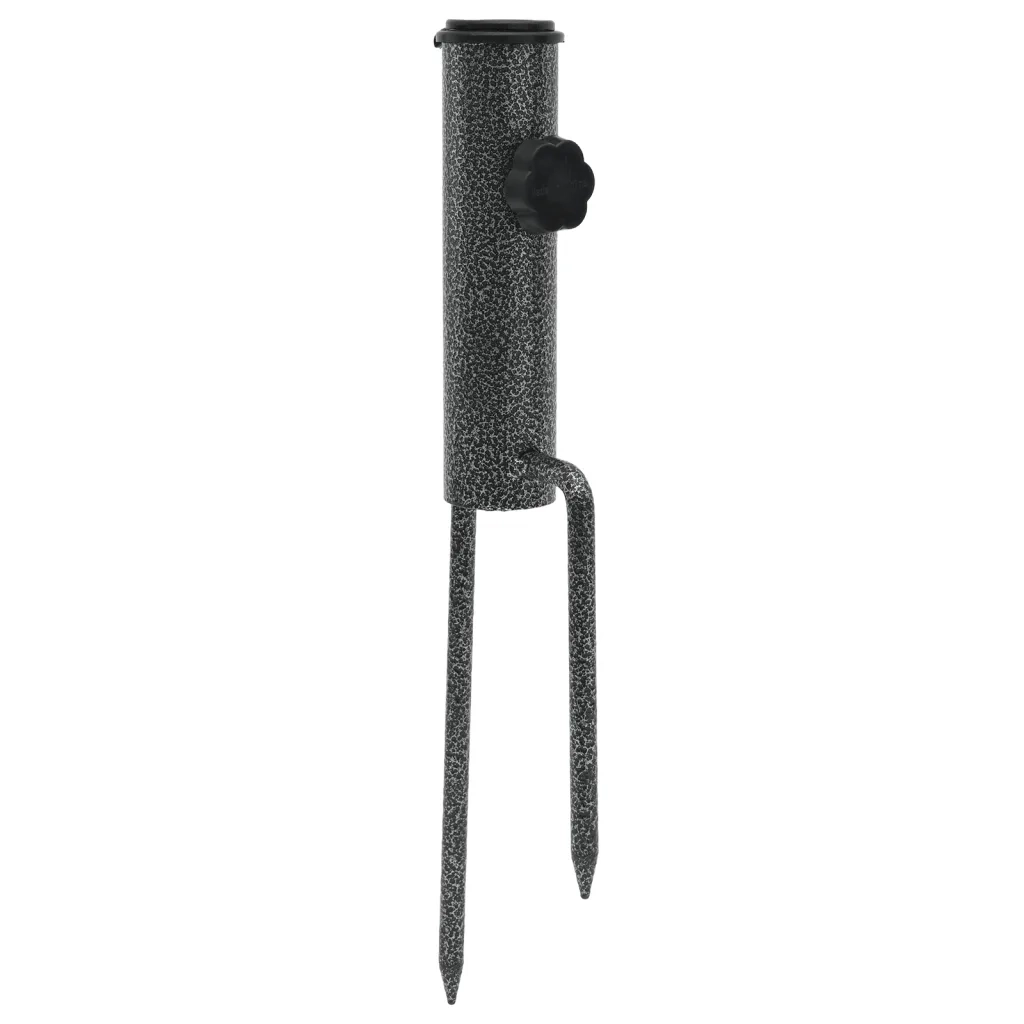 Supporti Ombrellone con Picchetti 2 pz 9x35cm Acciaio Zincato CFW7669298