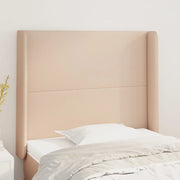 Testiera ad Orecchio-Testata con Orecchie Cappuccino 93x16x118/128 cm in Similpelle 670643