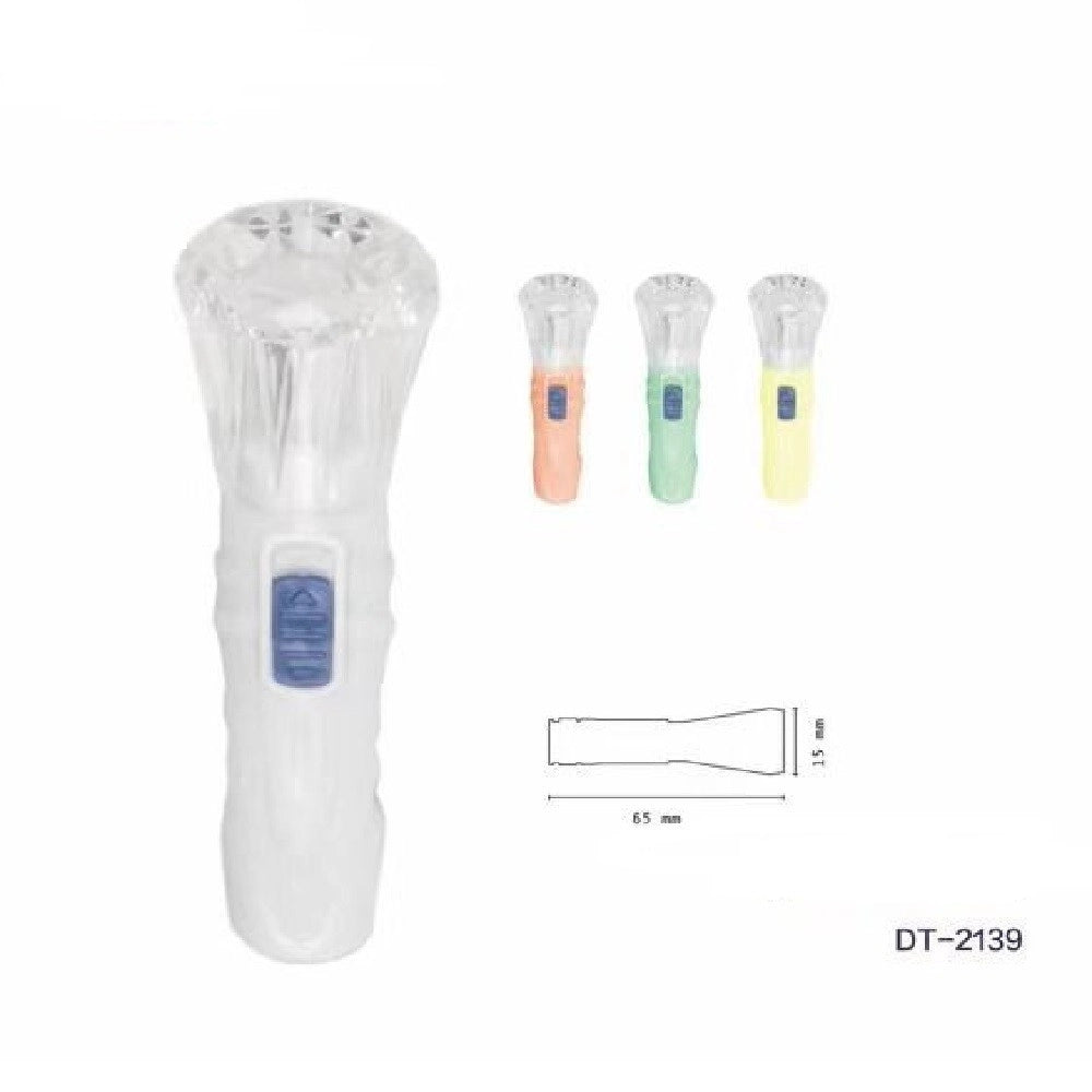 Trade Shop - Set 4 Pezzi Mini Torcia Led Portachiavi Tascabile Resistente Portatile Dt-2139 -