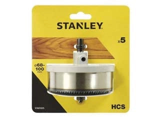 SEGHE A TAZZA LAME INTERCAMBIABILI- - 5 seghe ø mm.68/100 x mm.30h (STA81025) - 1 blister STANLEY