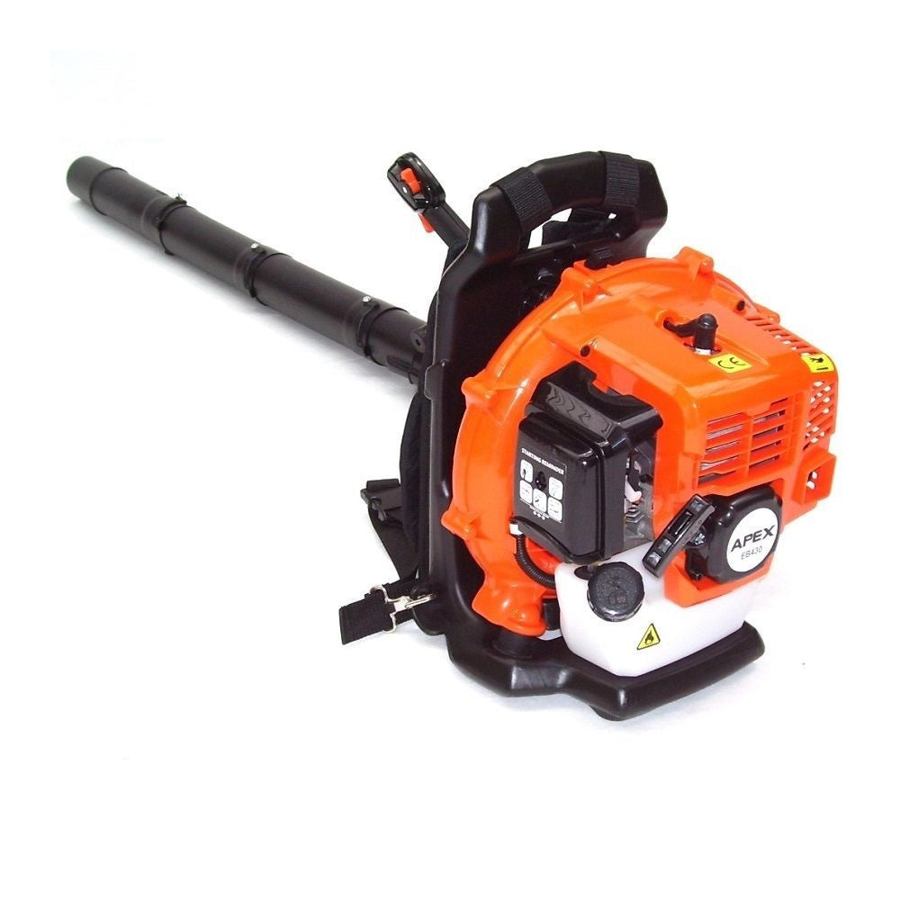 Trade Shop - Soffiatore A Zaino Con Motore A A Scoppio Da 42,7cc - 2 Tempi Foglie Giardino -