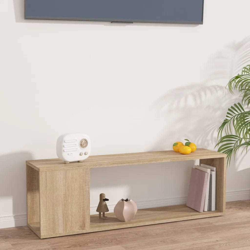Mobile Porta TV Rovere Sonoma 100x24x32 cm in Truciolato 809164