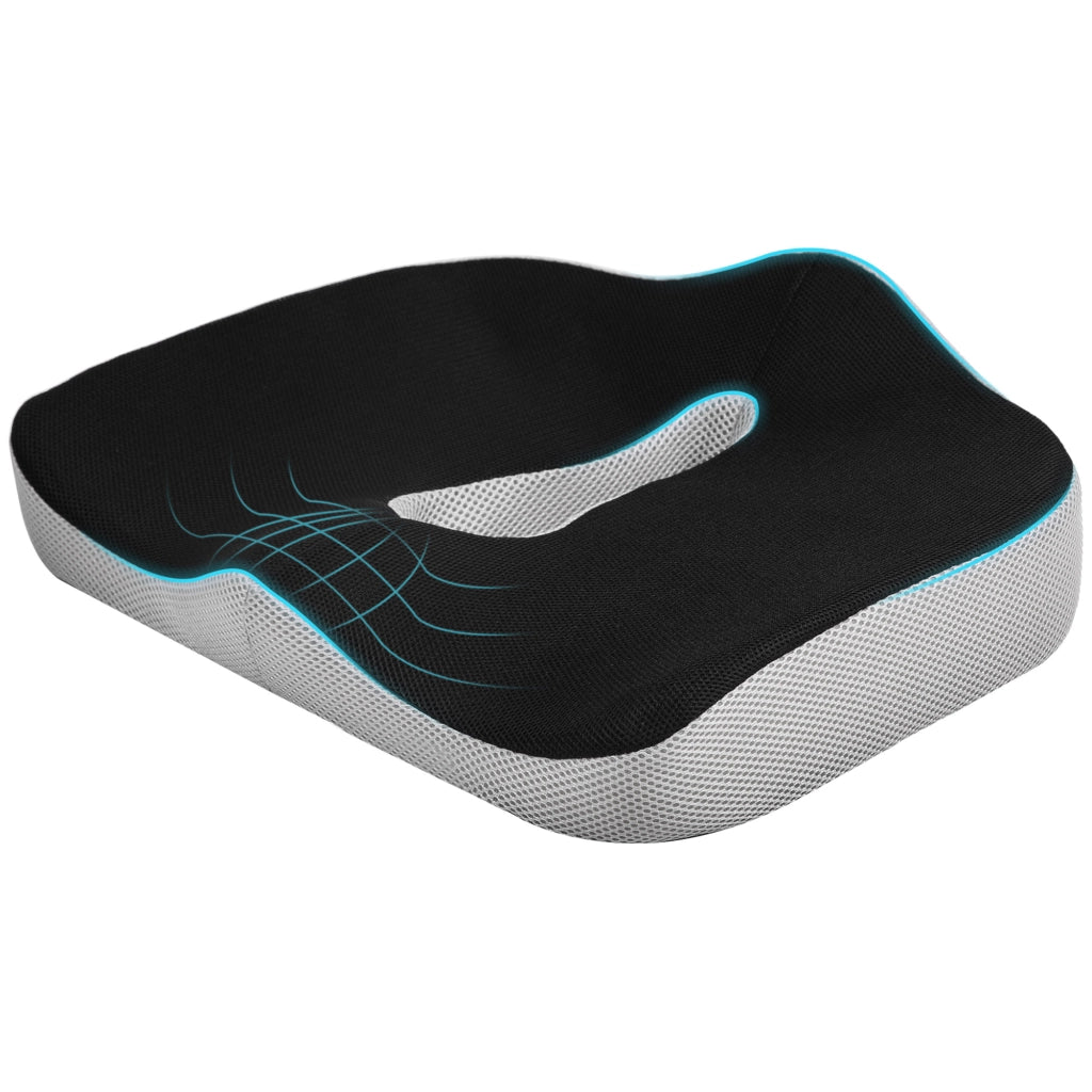Cuscino sedia da ufficio ¨C zephmum ¨C memory foam, grigio