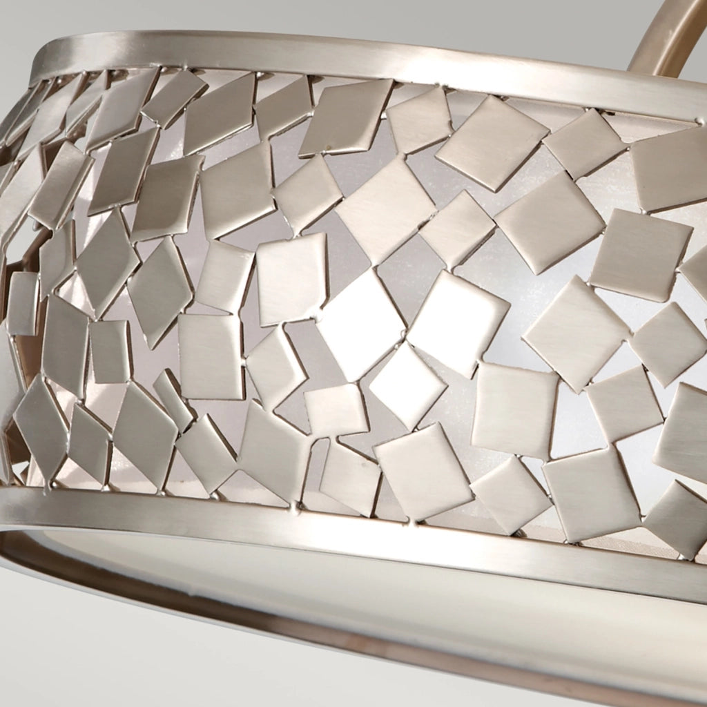 Lampada a Soffitto 4 Luci Rama In Acciaio Nero A Bracci E Sfere In Vetro Opalino
