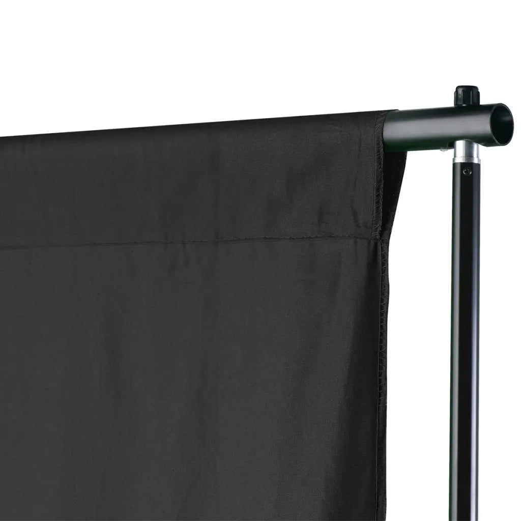 Sistema Portafondali con Fondale Nero 500 x 300 cm CFW3315093