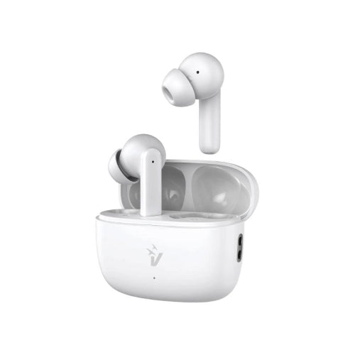 TWS AURICOLARI BLUETOOTH 5.3 VULTECH POP EP-40WH IN EAR, HI-FI STEREO CON CUSTODIA DI RICARICA FUNZIONE ENC + ANC CANCELLAZIONE DEL RUMORE - BIANCO
