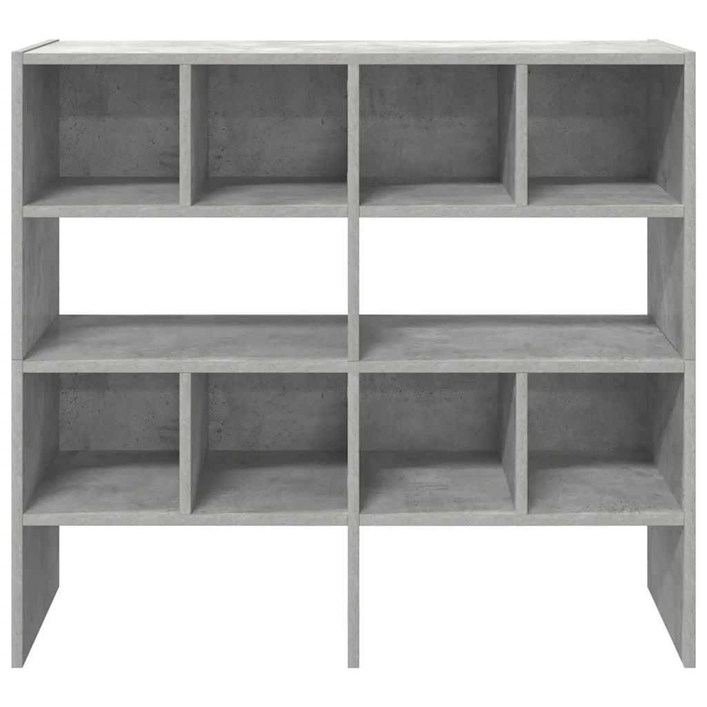 Scarpiere 2 pz Impilabili Grigio Cemento 89,5x30x40 cm 858846